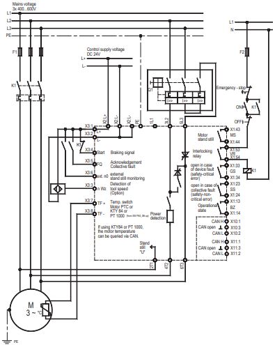 PETER ELECTRONIC BRAKING DEVICES VERSIBRAKE SAFE 72 ... 360A SERIES CONNECTION DIAGRAM