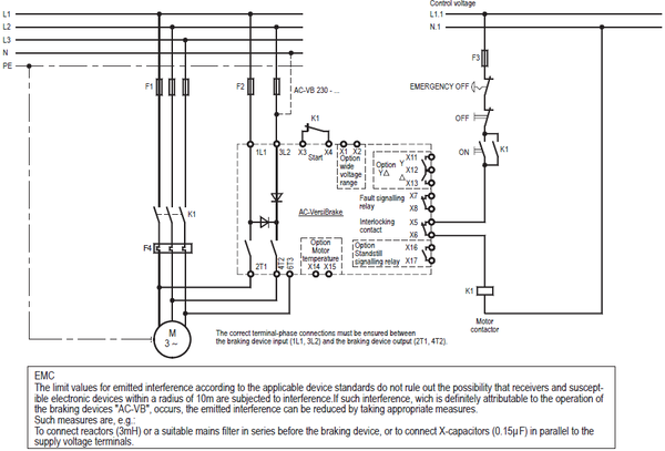 PETER ELECTRONIC, BRAKING DEVICES VERSIBRAKE 25A CONNECTION DIAGRAM