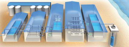 Seawater desalination