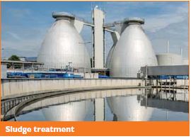 Solutions from Dold for trouble-free and efficient operation in wastewater treatment plants (sludge treatment).