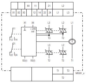 DOLD POWERSWITCH reversing contactor with softstart and active power monitoring BI 9254. DOLD POWERSWITCH reversing contactor with softstart and active power monitoring BI 9254.