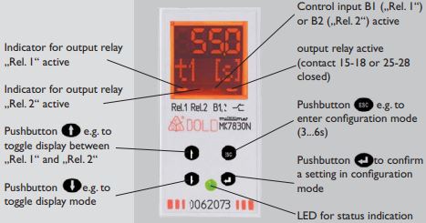 DOLD multifunction timer MK 7830N - perfect timing in all situations.