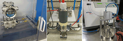 Fuji Electric, pressure transmitters, calibration benches