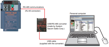 Fuji Electric inverter FRENIC-Multi support loader software is available